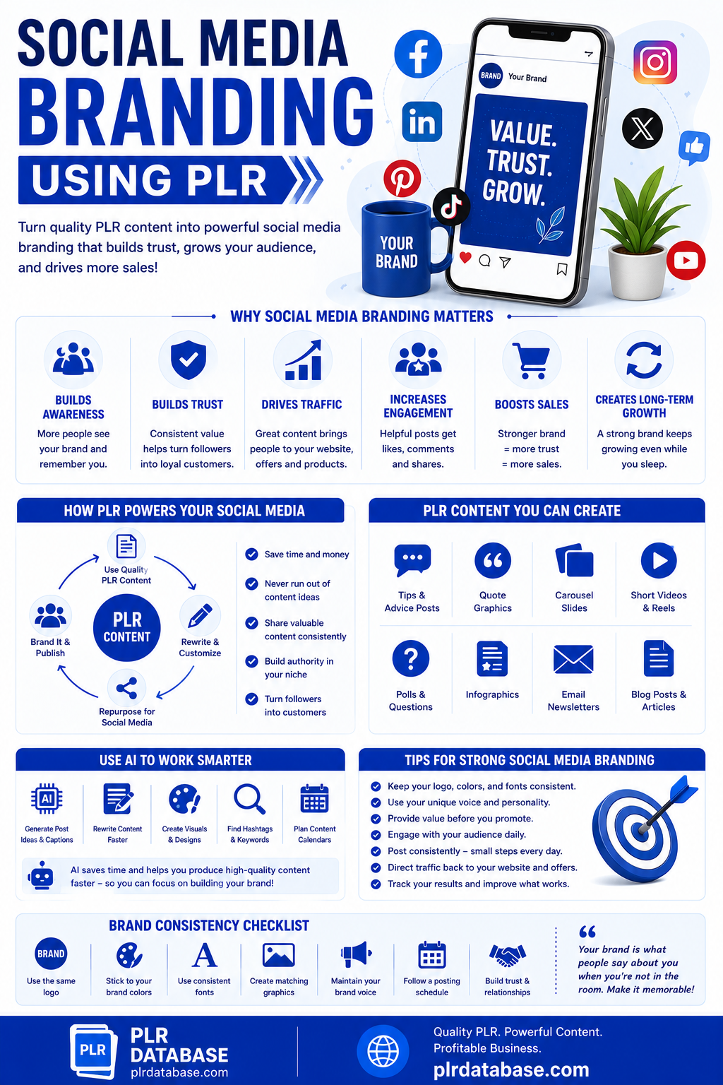 Social Media Branding Using PLR