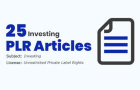 25 Investing PLR Articles