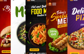 Food Vertical Ad Templates