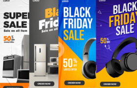 Super Sale Vertical Ad Templates