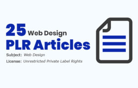 25 Web Design PLR Articles
