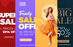 Fashion Horizontal Ad Templates