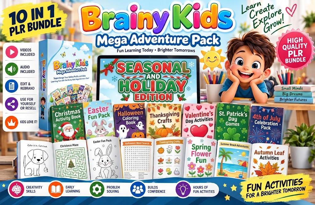 Brainy Kids Mega Adventure Pack – Seasonal and Holiday