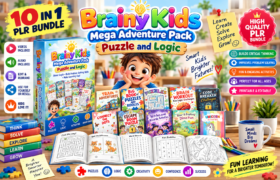 Brainy Kids Mega Adventure Pack – Puzzle and Logic