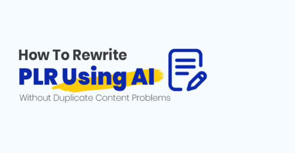 How To Rewrite PLR Using AI Without Duplicate Content Problems