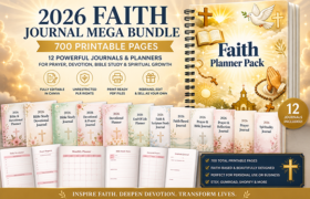 Faith Journal Planner Mega Bundle