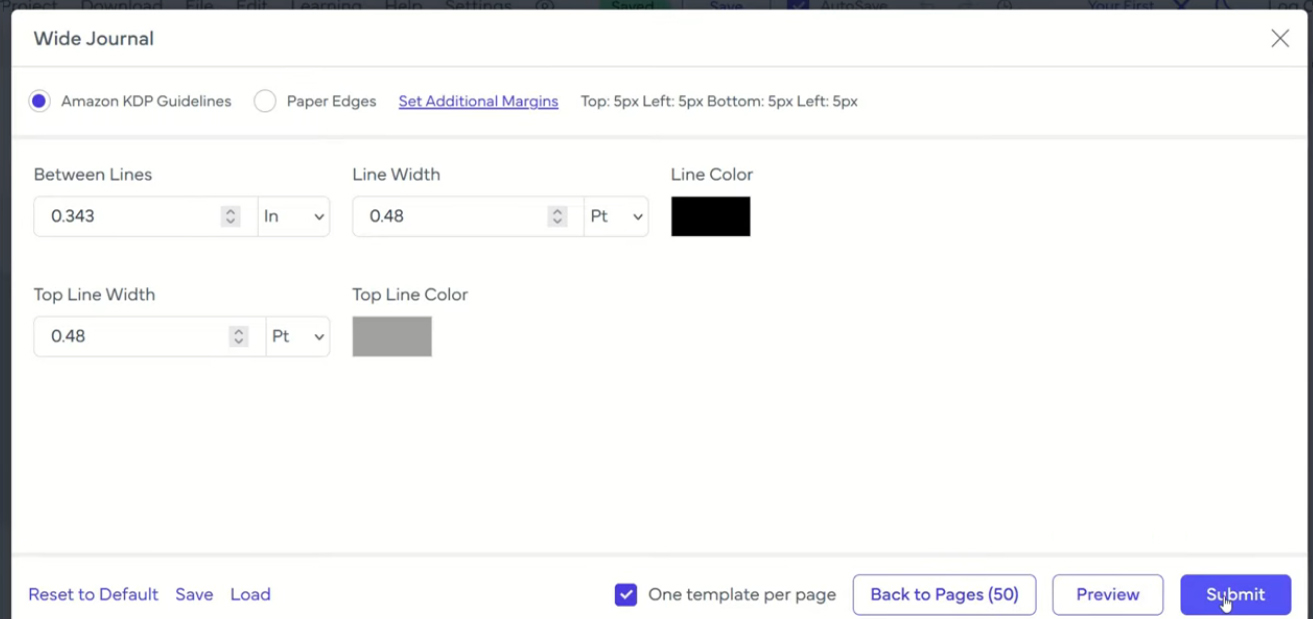 Step 3, after the list of adjustable settings Step 3, after the list of adjustable settings