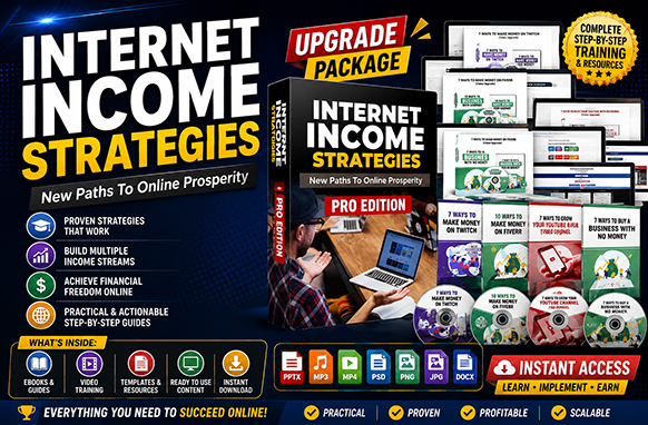 Internet Income Strategies Upgrade Package