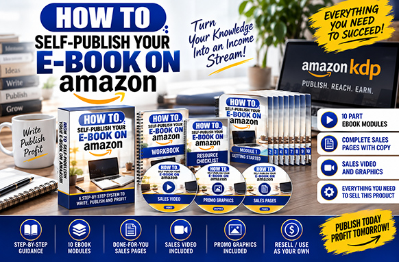 How To Self Publish Your E-Book on Amazon