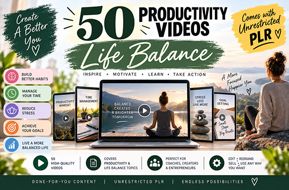 50 Productivity Videos – Life Balance