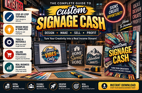 Custom Signage Cash