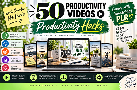 50 Productivity Videos – Productivity Hacks