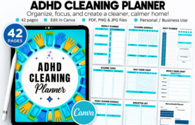ADHD Cleaning Workbook
